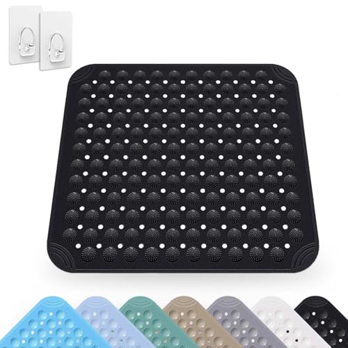 Duschmatte, 48 x 48 cm Quadrat Duschmatte, Maschinenwaschbare Badematte,...