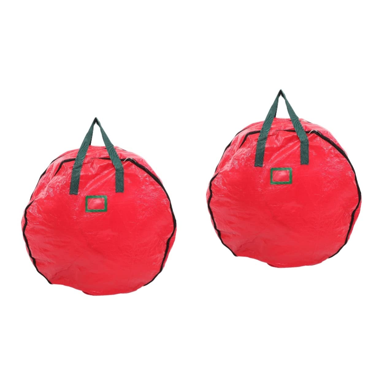PRETYZOOM 2 Pz Borsa Porta Ghirlande Custodia per Ghirlande Natalizie Ghirlanda di Halloween Custodia Appendini per Ghirlande per Porta D'ingresso Borsa Ghirlanda di Natale Rosso