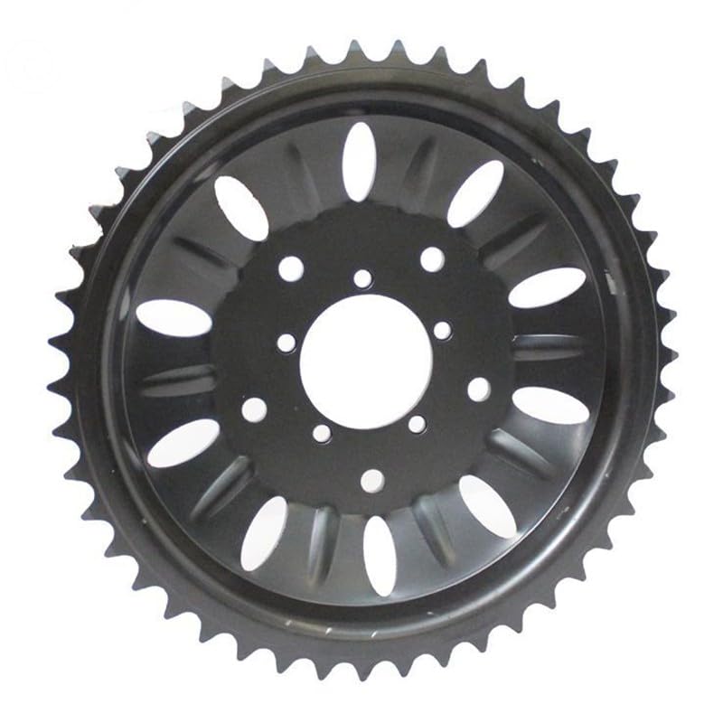 Corona 46T, pignone in acciaio legato per motore BAFANG, compatibile con bici elettriche BBS02/BBSHD (escluso BBS01B/BBS02B), nero