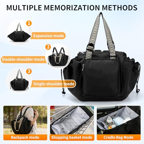 Bolsa organizadora de viaje convertible multifuncional para mujer miniatura 4