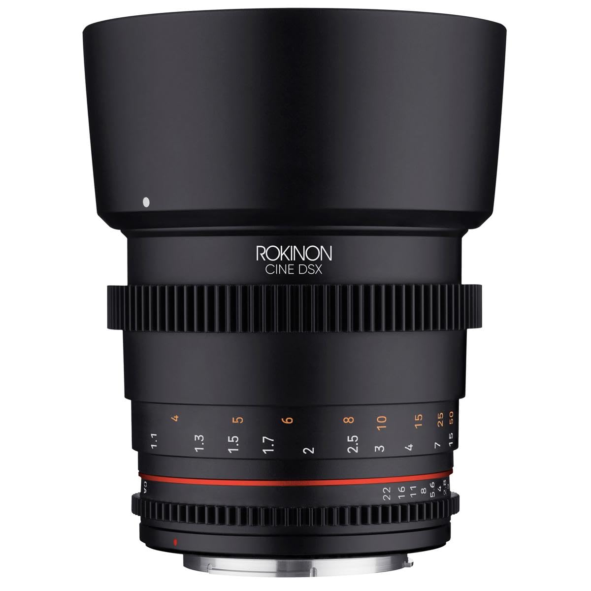 Rokinon Lente Cine DSX de armação completa de alta velocidade T1.5 de 85 mm para MFT