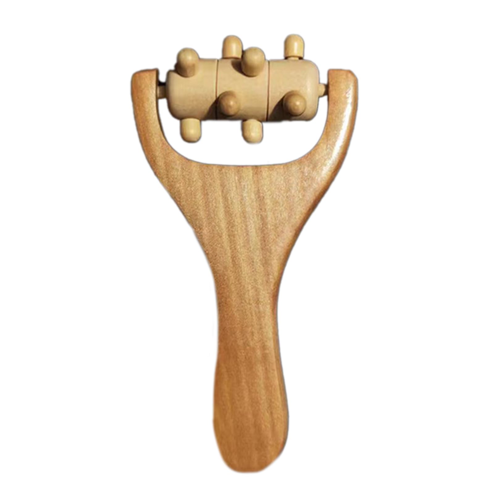 Natural Wood Massage Roller Natural Wood Massager Handheld Body and Face Massager Wellness Massage Equipment