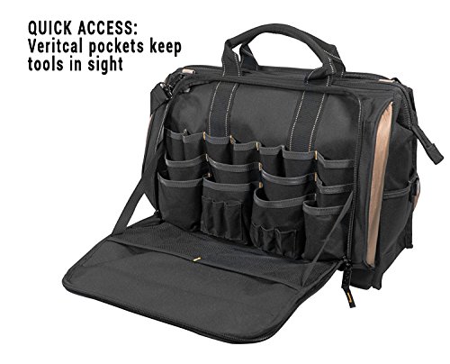 Clc Custom Leathercraft 1539 Multi-Compartment 50 Pocket Tool Bag #TOP1
