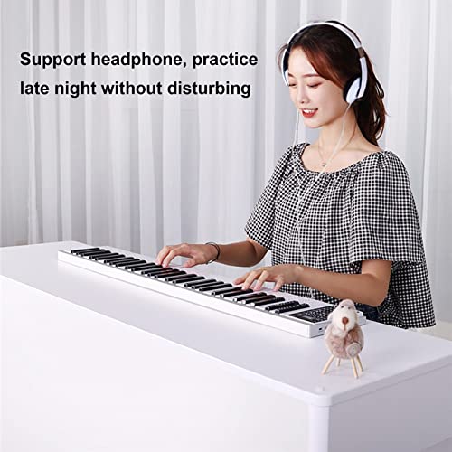 61 Touches Piano Numérique Pleine Taille Touches Sensibles À La Gravité Clavier Électronique Portable Piano Bluetooth MIDI Avec Sac À Main Adaptateur Secteur for Débutants Adultes Enfants - Les Beatles, Paul McCartney, John Lennon, RIngo Starr, George Harrison 61 Touches Piano Numérique Pleine Taille Touches Sensibles À La Gravité Clavier Électronique Portable Piano Bluetooth MIDI Avec Sac À Main Adaptateur Secteur for Débutants Adultes Enfants – Image 3