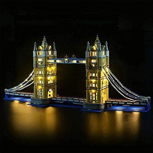 FYHCY Led Beleuchtung Set für Lego 10214 Creator Tower Bridge,LED Licht Beleuchtungsset für Lego 10214(NUR Licht Set… – Bild 4