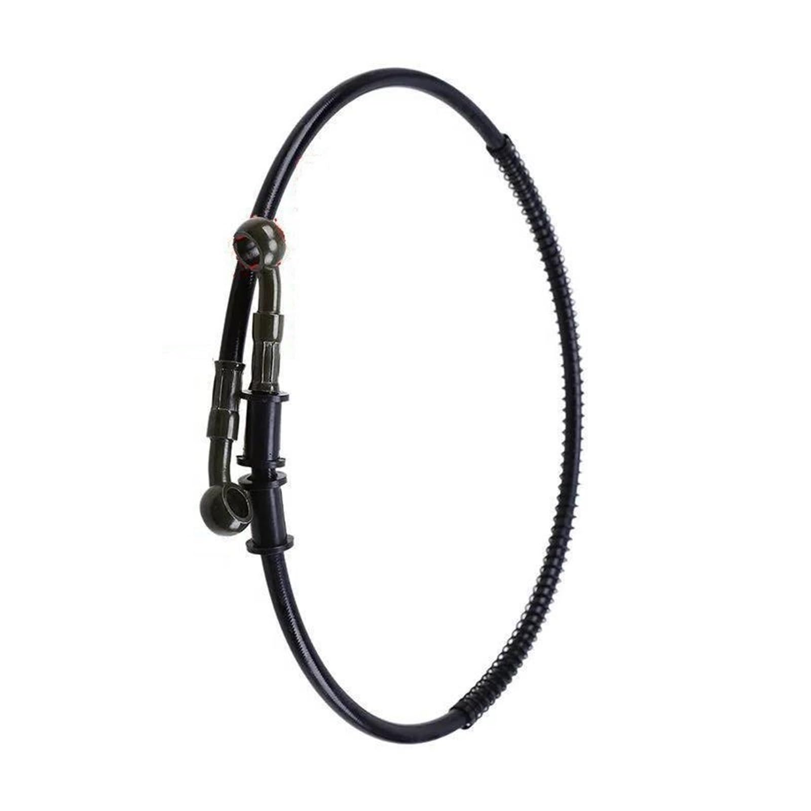 Ksxzw Black- Silver Motorbike Part Universal Motorcycle Hydraulic Brake Lines 110Cm Accessories