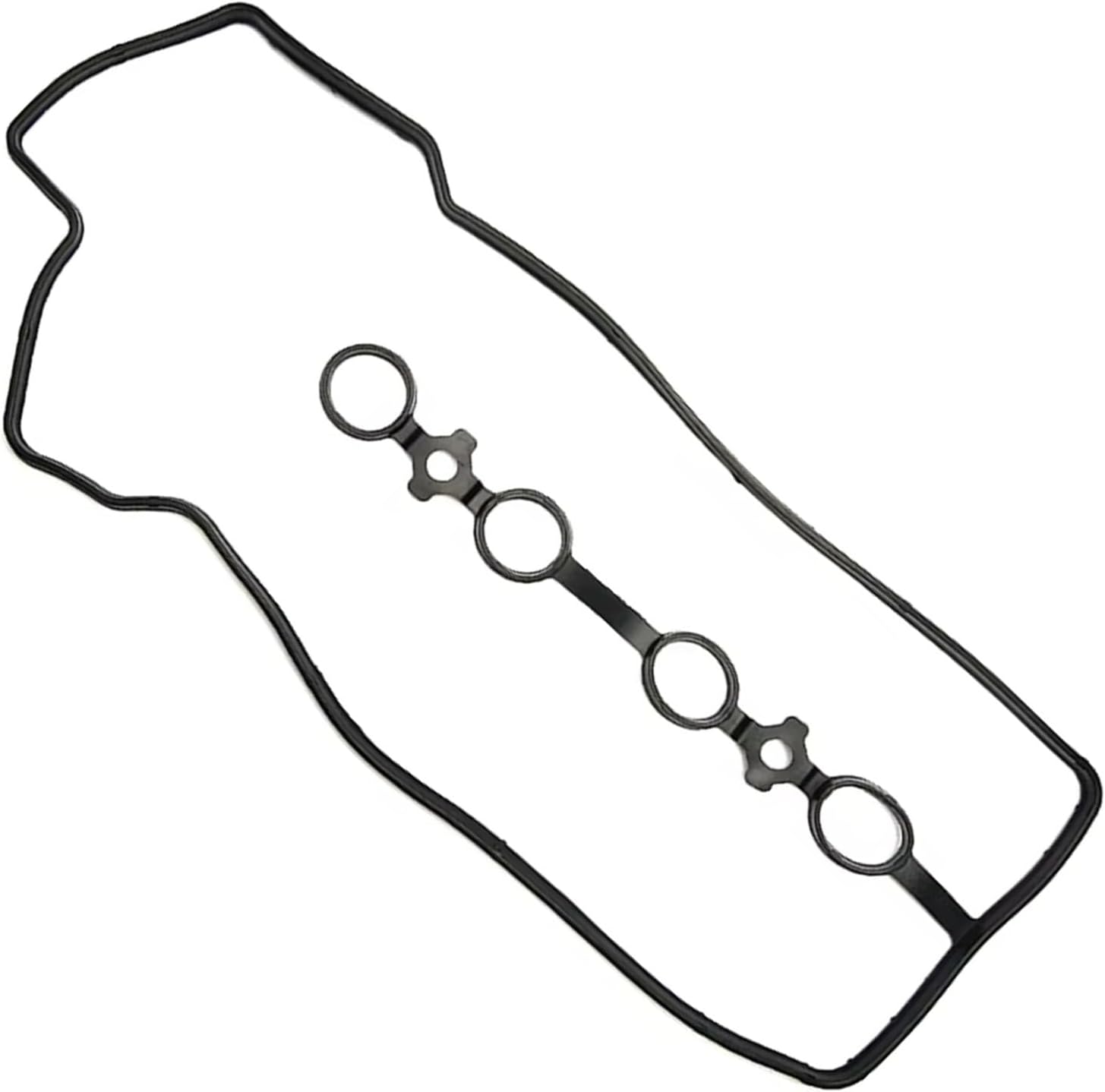 Valve Rocker Cover Gasket Compatible with Daihatsu for Materia for Sirion for 3SZ-VE K3-VE Car Valve Cover Gasket Engine Gasket OEM:11213-97401 Sealing Gasket Auto Parts