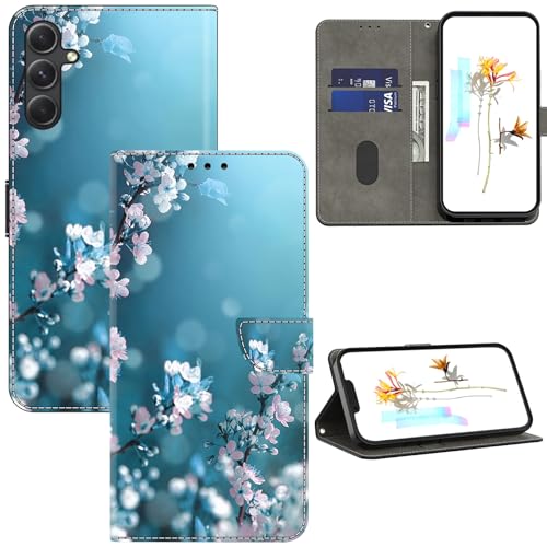 Housse Samsung Galaxy A35 5G avec porte-cartes et rabat magnétique sécurisé ALILANG