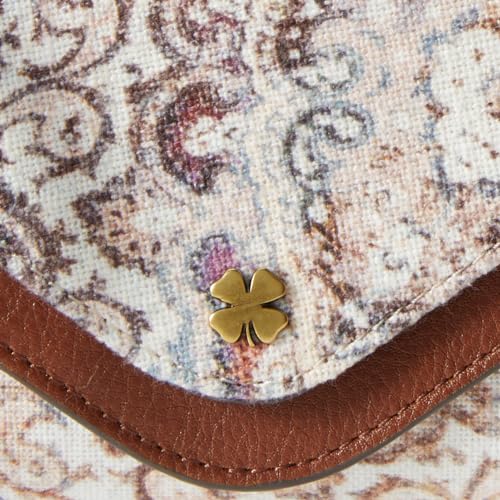 Lucky Brand Love Cotton Crossbody Wallet, Vintage Patch3