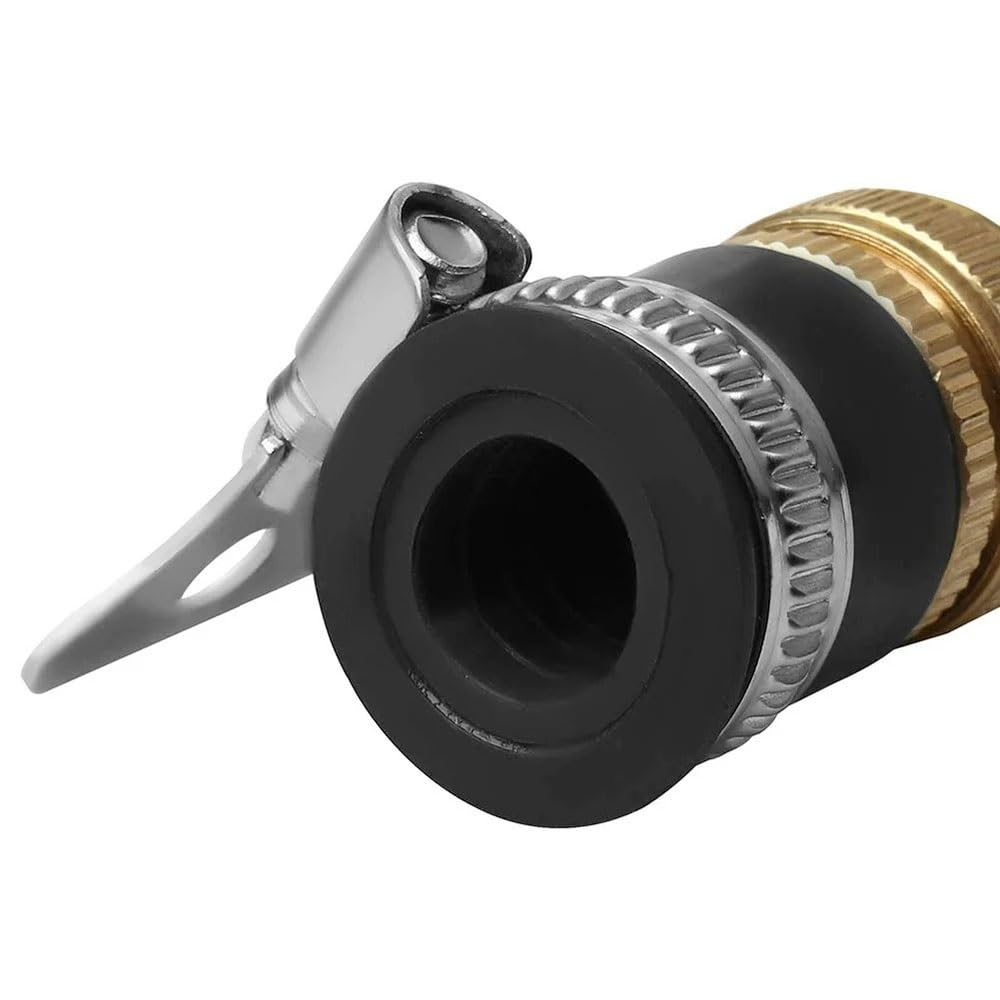 Conector de grifo de manguera, rosca de 1/2 "3/4" para jardín, conector de ajuste universal, boquilla práctica, lavadora, adaptador de grifo de cocina, latón rápido