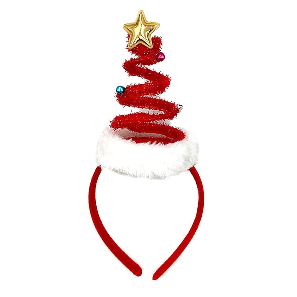Farochy Springy Christmas Tree Headband 