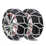 LSRBLS 2 PCS Car Snow Chains for Dodge Magnum 2003-2008, Snow Cable Emergency Traction Chains Tire Chains Tire Traction Chain Anti-Skid Chains,KB-490