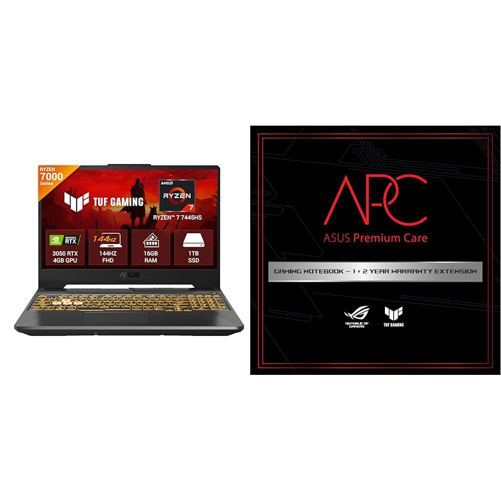ASUS TUF A15 (2025) AMD Ryzen 7 7445HS,Gaming Laptop,RTX 3050-4GB,75W TGP,16GB RAM (Upgradeable Upto 64GB) 1TB SSD,FHD,15.6",144HzASUS 2 Year Brand Warranty Extension-image-12