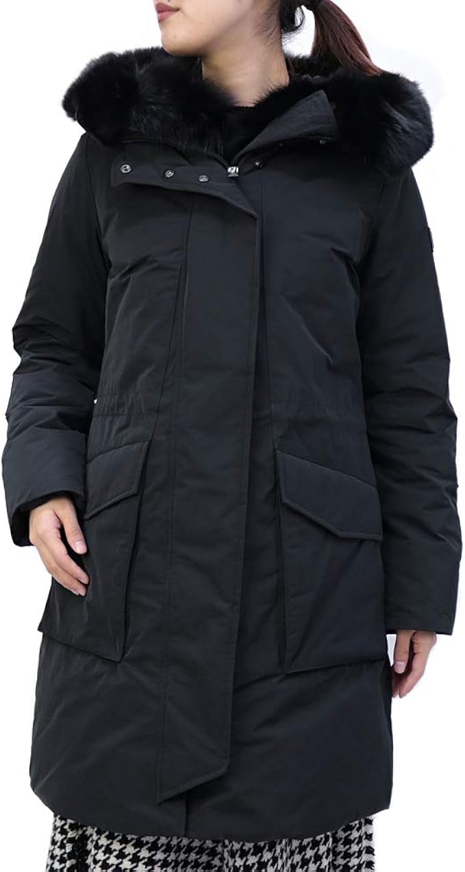 Amazon ウールリッチ Military Parka Fox レディース ダウンコート ミリタリーパーカー ブラック Wwcps2814 Ut0573 100 19aw ブラック Xsサイズ 並行輸入品 コート ジャケット 通販