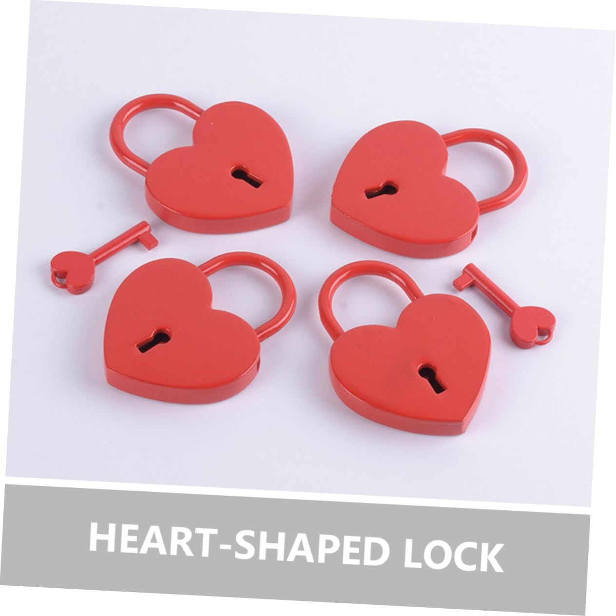 SHINEOFI 10 Set Desidero il blocco dell'amore lucchetto per armadietto palestra cuore blocchi di viaggio lucchetti per valigie piccolo lucchetto per bagagli Locks Love Lega di zinco