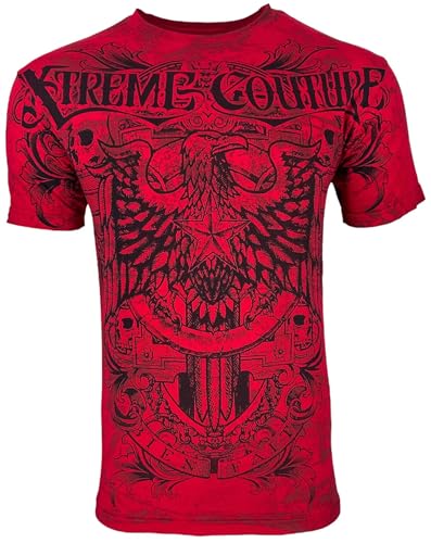 Xtreme Couture by Affliction Men's T-Shirt Patron S Red