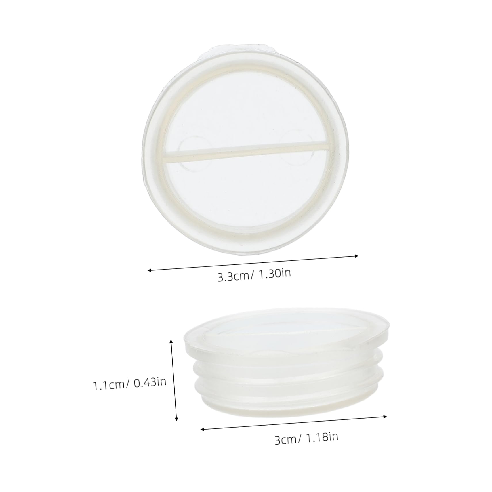 BESTYASH 20pcs Piggy Bank Plug: Money Saving Box Bottom Plug Replacement - for Savings Bank Hole Cover Round Stopper Saving Box Accessories 30mm