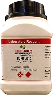 NewChem Indo-Chem Boric Aci_d 500Gm | Laboratory Reagent | Assay Min 99.5% | Apperances White Granular Powder | Pack of 1-picture-25