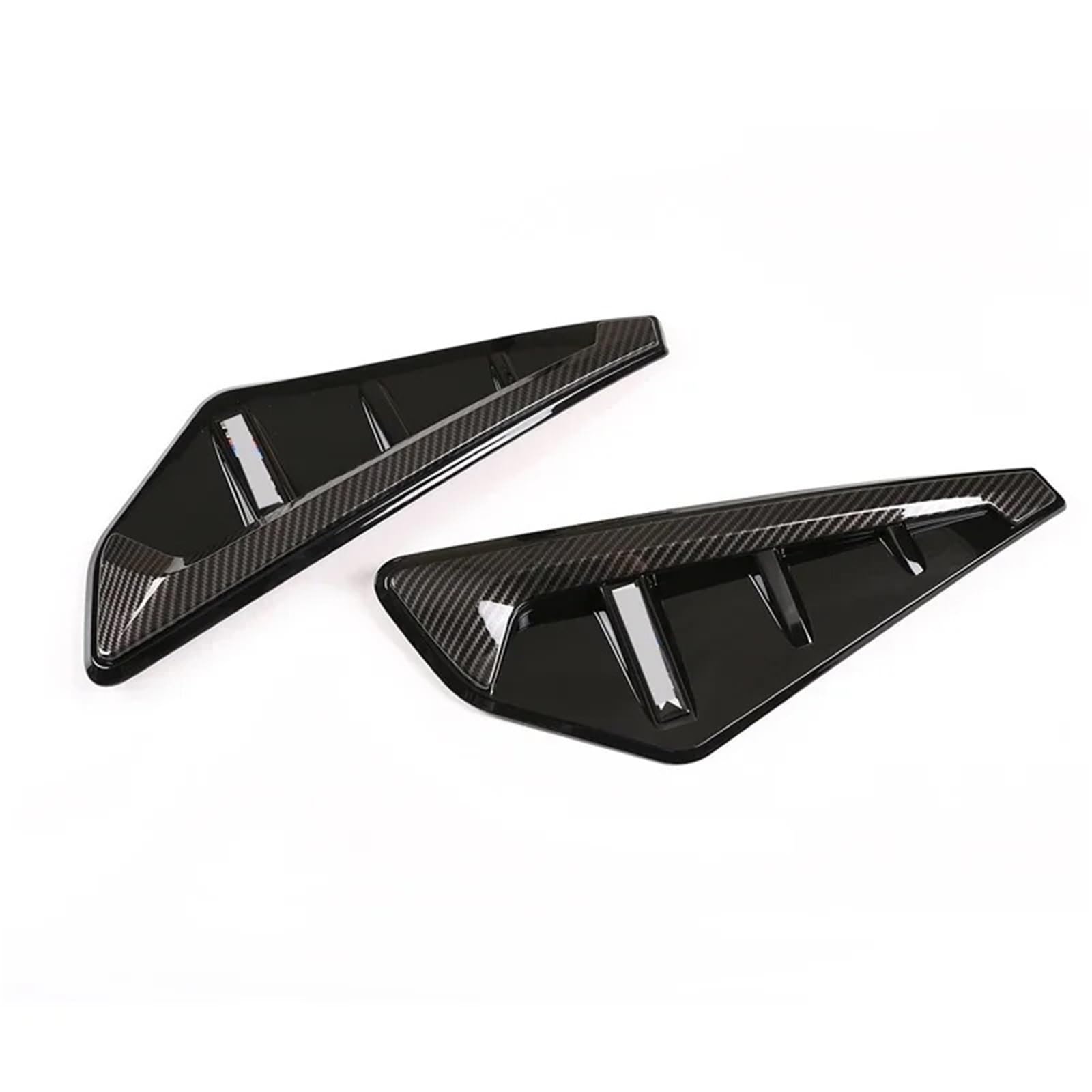 Car Side Wing Trim Car Side Vent Air Flow Fender Intake Sticker Shark Gills Trim Fit for X5 G05 2019-2022(Style C)