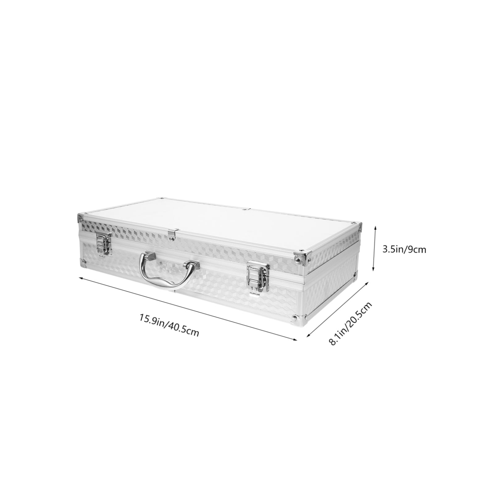 Tragbarer Elegantes Design für Sicheren Aluminiumgehäuse Hartschalenkoffer mit 2 Fächern Stoßfeste Polsterung und Kompatibel mit Verschiedenen Modellen für Kabellose Mikrofone
