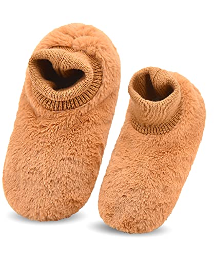 Image of DICUIRD Women's Non-Slip Gripper Slipper Socks Boot House Slippers