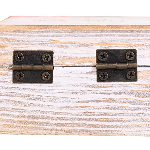 Longneng Wooden Ring Box For Wedding Rings And Couple Jewelry,Ring Bearer Box For Display Or Personal Organizer,Engraved Love You Forever Lettering #TOP6