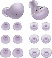 Vista 11 de 9 pares de auriculares de silicona Galaxy Buds 2 almohadillas para los oídos, S/M/L 3 tamaños de goma suave flexible para los oídos, puntas de ala
