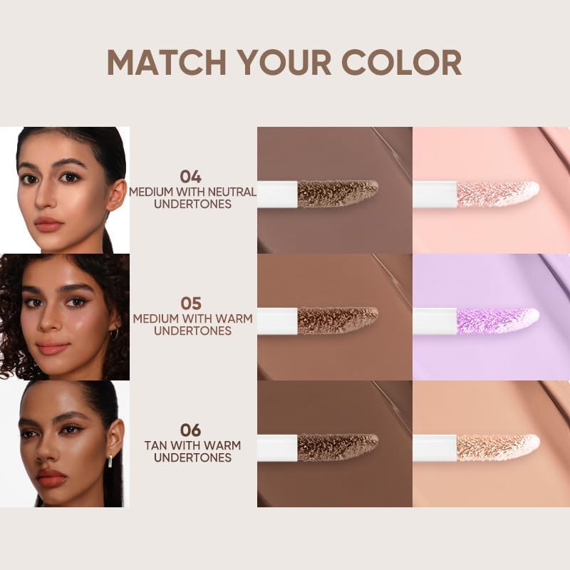 JUDYDOLL Liquid Contour & Under Eye Brightening,Highlighter, Buildable, Ultra-Blendable Contour, Face Contouring Liquid (02 Fair With Warm Undertones) - Image 8