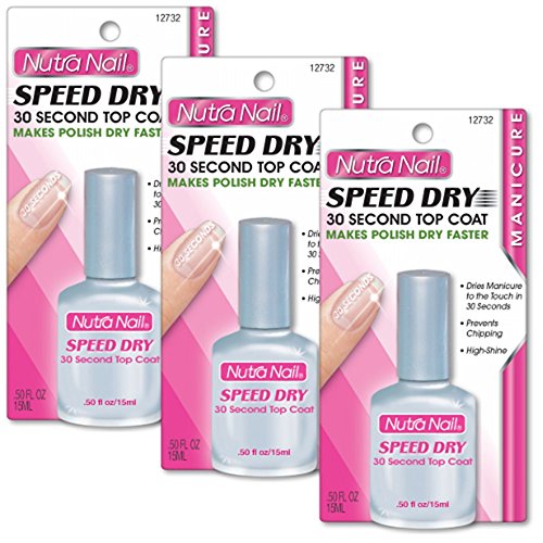 Nutra Nail Speed Dry Top Coat (Pack of 3)