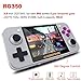 DREAMHAX RG350 Handheld Game Console with 3.5 Inch IPS Screen Preload 10000 Games Opendingux System, Video Games Gameboy with Dual 1GHz / 512M / 16G + 32G (Gray)