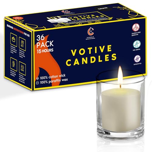 Candle Charisma Unscented Votive Candles