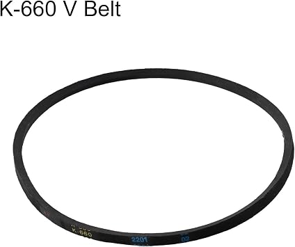 K660 V Belt For Drill Machines, Heavy Duty Rubber Triangle Belt Drill Press Belt Replacement For Drill Machine Industrial Agricultural Equipment