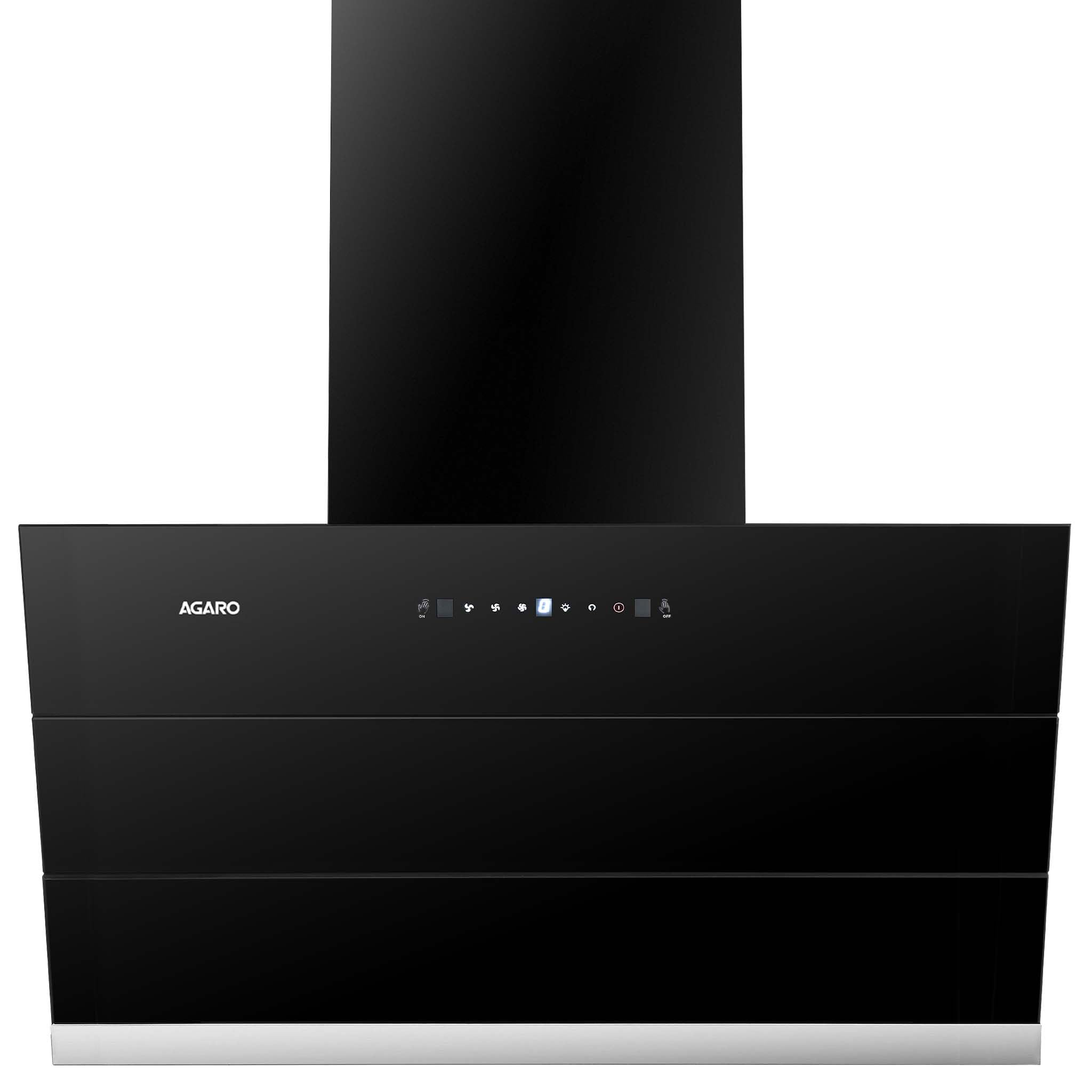 AGARO Royal Kitchen Chimney 90 cm 1350 m3/hr Auto-Clean Kitchen Hood,Filter-less technology, Touch and Motion Sensor Control Digital Display, Black-image-40
