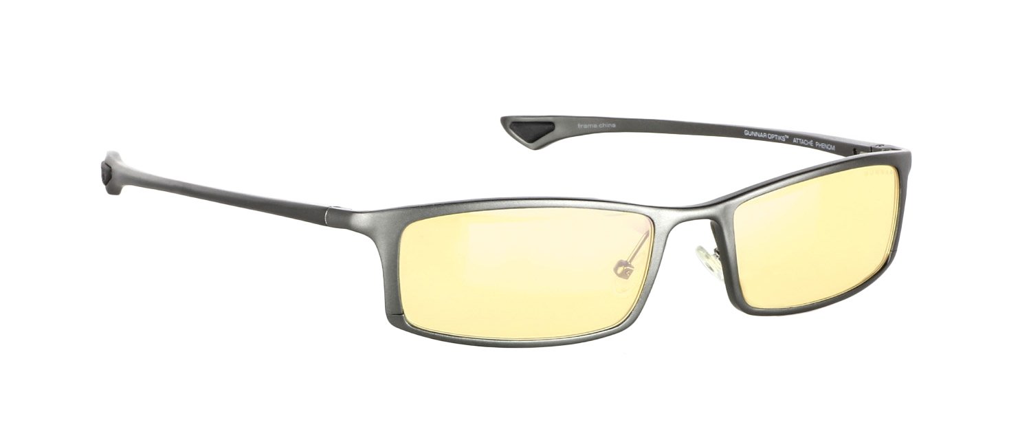Gunnar Optis Phenom Graphite okulary do wyświetlacza komputera szare