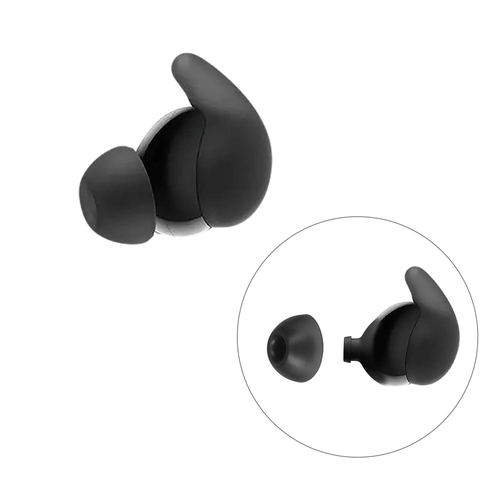 Amazon | kwmobile 8x イヤーチップ Sony LinkBuds Fit WF-LS910N対応