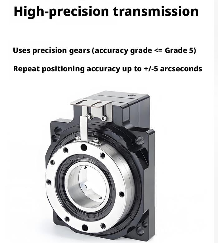 Plataforma giratoria hueca Placa de indexación 360° para servo y motor paso a Servicio pesado(H60-5K)