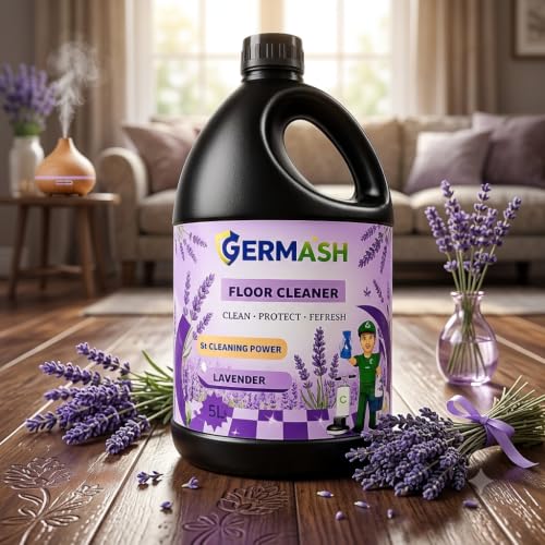 Image of Disinfectant Surface & Floor Cleaner Liquid | Lavendor | 5 liters | 1 can | 99.9% germ-eliminate | Stain-removing | Hand-safe