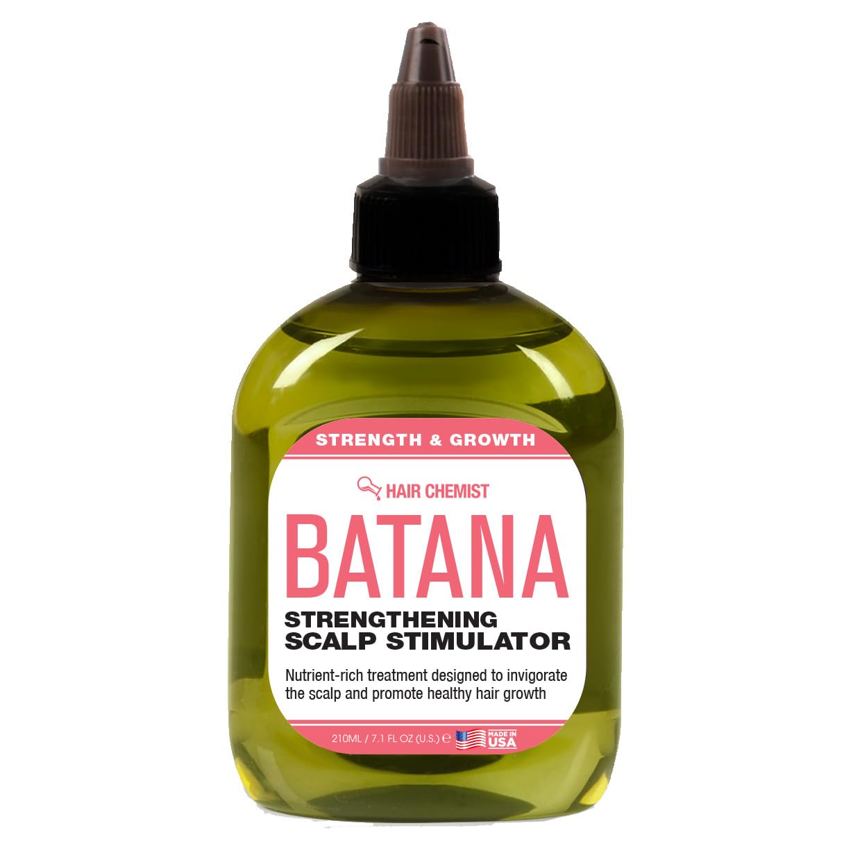 Hair Chemist Batana Strengthening Scalp Stimulator 7.1 oz. - Batana Oil Hair Treatment, Revitalize & Nourish Hair