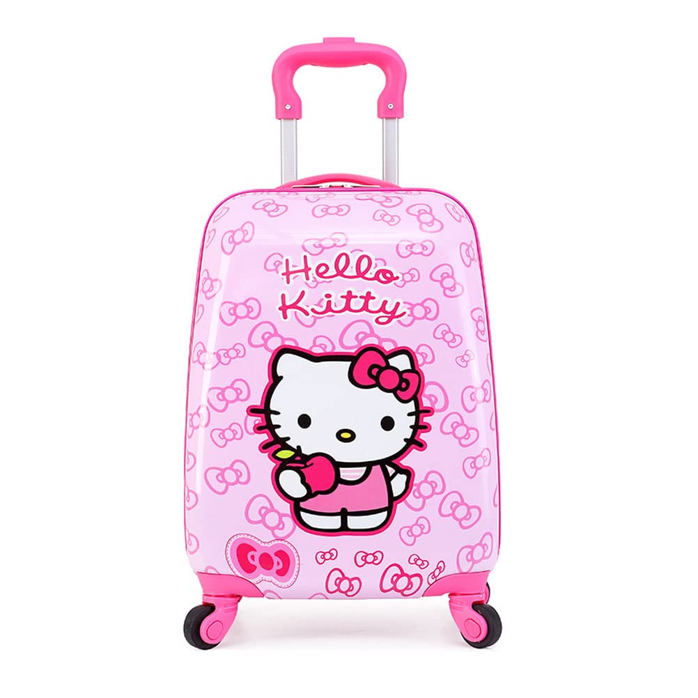 WZCSLM18 Inch Luggage Hard Side Spinner Suitcase Carry on Luggage Rolling (pink)