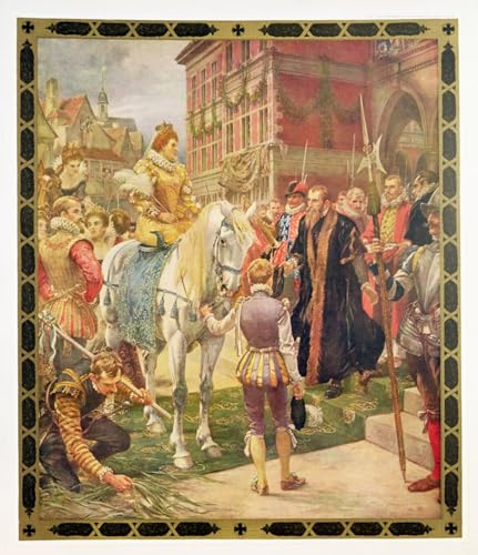 Affiche peinture Reine Elizabeth I Ernest Crofts | Inspirez la grandeur dans votre chambre