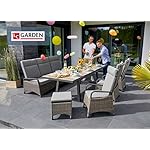 LC Garden Komido Ausziehtisch Braun