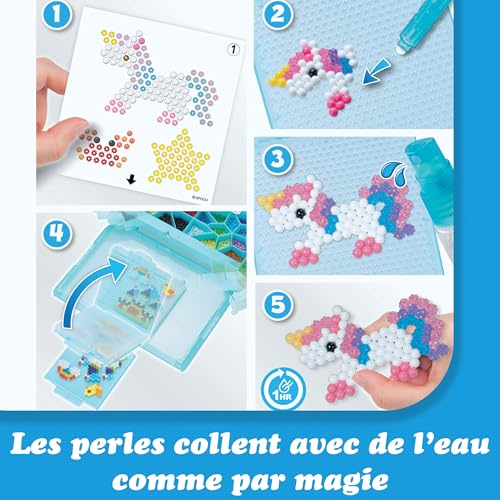 Aquabeads Mon Grand Atelier de création Kit de Loisirs créatifs Activité Manuelle Enfants en Toute autonomie Coffret de Perles Qui collent avec de 'eau Jouet Enfant et + 31775 - vue 3