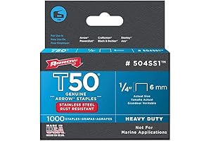 Arrow T50 Stainless Steel Staples for Upholstery