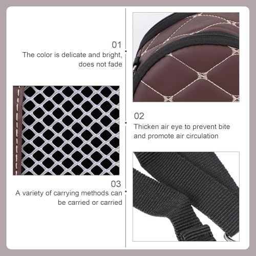 Transportín para hámster y chinchilla ideal para paseos con correa cómoda 7