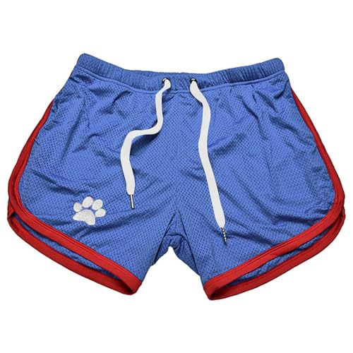 Ctreela Men's Mesh Workout Shorts Sexy Low Rise Breathable Trunks Beach Swimwear Underwear Boxers Quick Dry Sports Shorts2