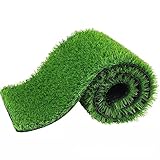 Gazon Artificiel 1x3m, Gazon Artificiel, Tapis de Gazon Artificiel Vert Tapis de Tapis d'herbe, Gazon de Luxe de Fausse Herbe Réaliste, Pelouse Artificielle de Jardin Extérieur Intérieur