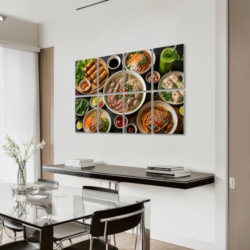 8 Pack Paneles Acústicos Decorativos, Absorbentes de Sonido, Auto adhesivos, para Estudios de Grabación y Pared, 48"x32" miniatura 7