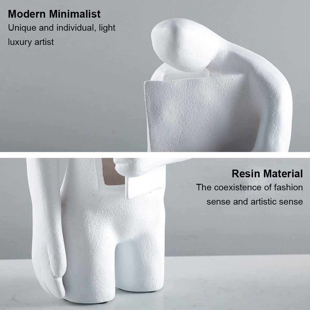 Decorazione della Statua Creativa, in Stile Moderno Scultura di Figura Astratte, Semplice Statua per Lo Studio Dell'ufficio Soggiorno Desktop Art Decoration