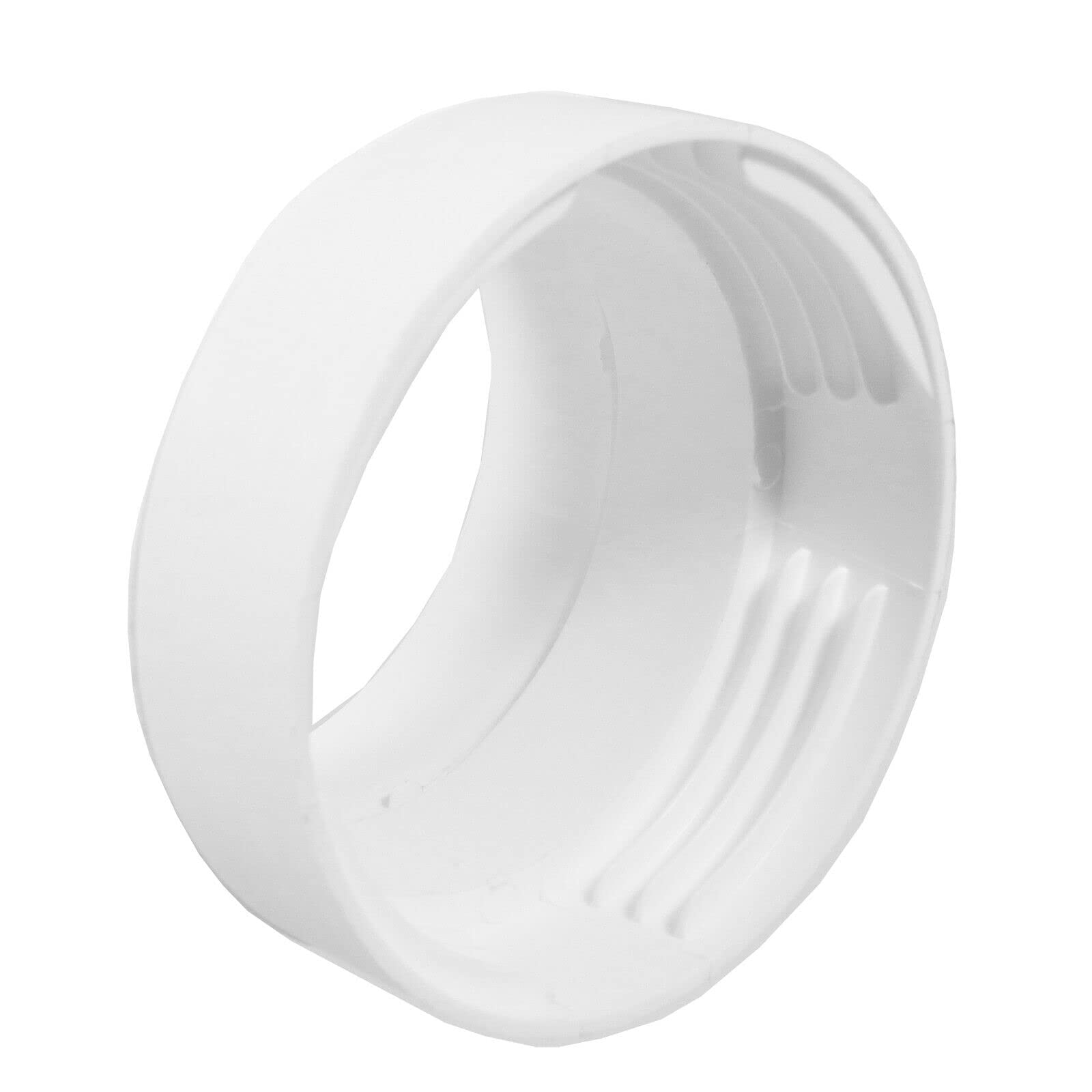 SPARES2GO Adapter für Wäschetrockner, 100 mm Gewinde, männlich, Schlauch, Auslass-Anschlussring