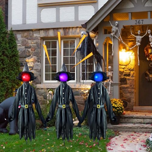 Décoration de sorcière d'Halloween extérieure pour décor effrayant - 8